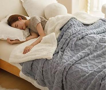 Одеяла и пледы: Плед, Корея, Новый, Все сезоны, Двусторонний, Светящийся, Плюшевый — 4