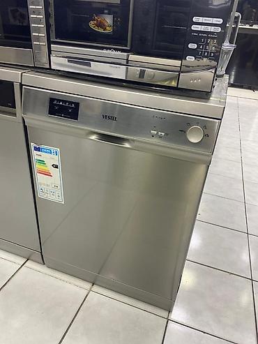 VESTEL qabyuyan maşın – paslanmayan polad (inox) korpus, ön paneldə