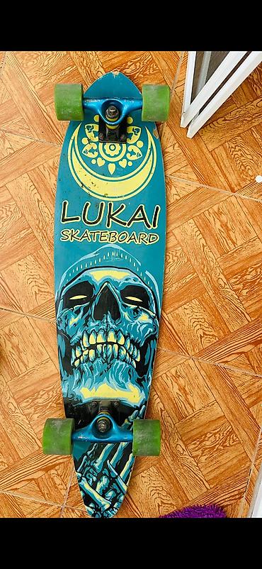 İdman və istirahət: LUKAI Longboard Sketboard - Taxta: uzun, dar formalı lövhə; üst — 2