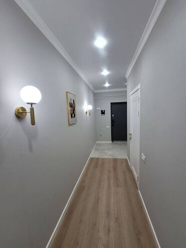 2х комнатные квартиры в бишкеке: 2 бөлмө, 50 кв. м, Элитка, 10 кабат, Дизайнердик ремонт