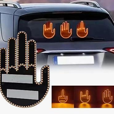 mopar akumulatori: LED emotikon/gest ruk svetlo za zadnje staklo automobila – 2 u 1 - — 8