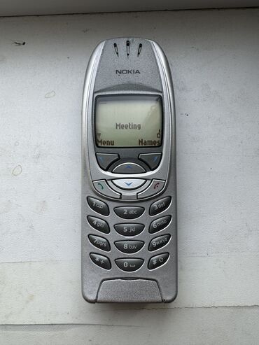 мини телефон: Nokia 6220 Classic, Б/у, цвет - Серебристый, 1 SIM