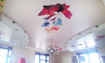 Натяжной потолок: Натяжной потолок Глянцевое, Матовое, 3D потолки — 7