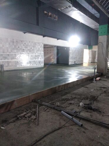бассейн большое: Затирка и полировка стяжки и бетона