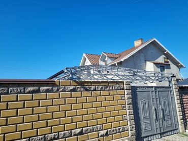 Бетонные еврозаборы: Ассалам алейкум Навес жасайбыз под ключ Арка,полу арка, одно скат — 6