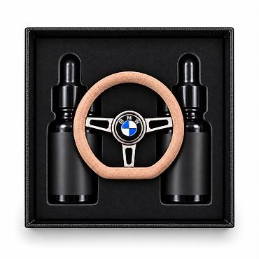 met: BMW loqolu sükan formalı hava təravətləndiricisi — 2 × 10 ml ətirlə — 4