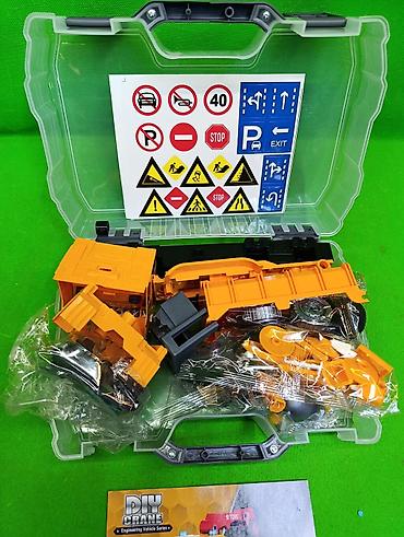игрушка конструктор: 🚧 Собери свой собственный строительный грузовик игрушка🚛🔧 Большой — 4