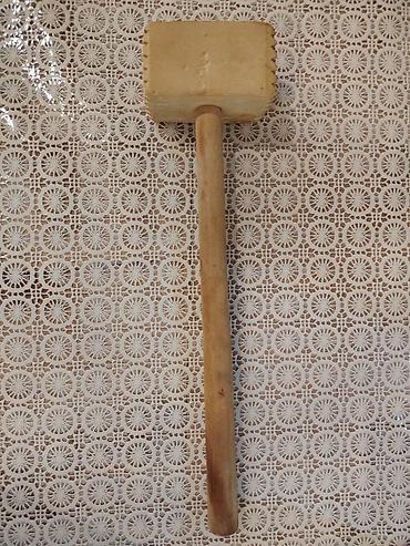 cəkic: Taxta ət döyən çəkic - Material: tamamilə taxtadan hazırlanıb - — 2