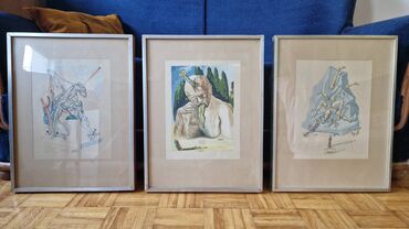 Paintings & picture frames: Serigrafija Kupljene na izlozbi 70tih godina u Muzeju Savremene