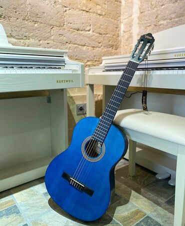 Akustik gitaralar: Model: Valencia VC 204 tbu Alətin müxtəlif ölçüləri hər yaş üçün