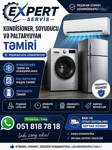 кондиционер ремонт: Expert Servis – kondisioner, soyuducu və paltaryuyanların peşəkar — 1