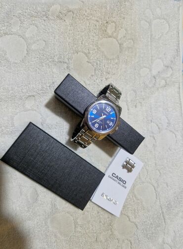 мужские цепочки в баку: Б/у, Наручные часы, Casio, цвет - Серебристый
