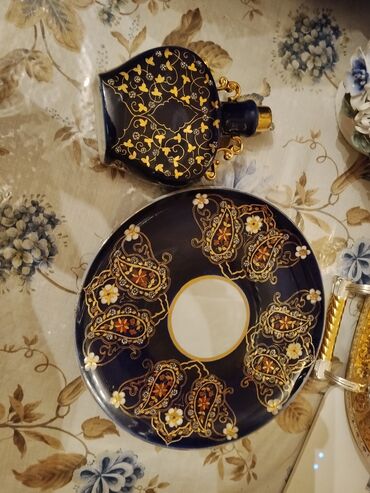 Çay dəstləri və servizlər: Çay dəsti, rəng - Bej, Keramika, 6 nəfərlik — 14