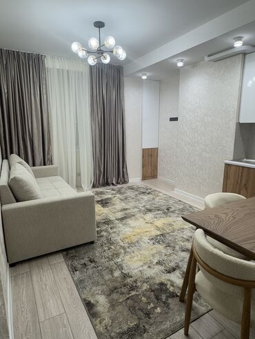 квартира в исык куле: 2 комнаты, 39 м², Элитка, 7 этаж, Евроремонт