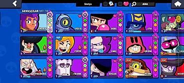 nar nomre qeydiyyat: Brawl Stars Hesab 56 min kupa 107 karakter 34 prestij Ay şöhreti 3 — 3