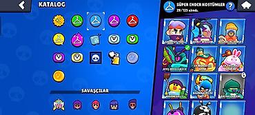 drag: Brawl Stars hesabı – yüksək səviyyəli, zəngin kontentli - Kupa sayı — 4