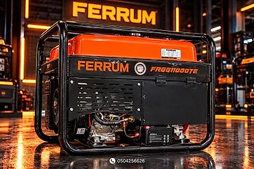 Генераторы: Бензиновый генератор FERRUM FRGG11000TE - Выходное напряжение: 230 В — 2