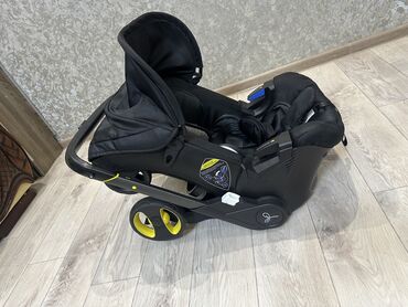 Коляски: Коляска, цвет - Черный, Б/у — 3