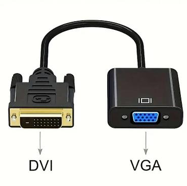 displayport dvi kabel: (REAL ALICILAR ƏLAQƏ SAXLASIN) (SADƏCƏ BIR ƏDƏD QALIB) DVI–VGA — 1
