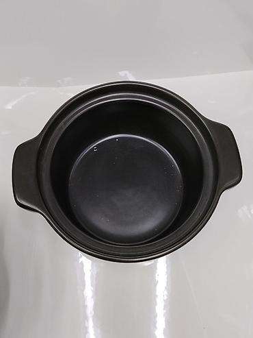 маленький чайник: Керамический казан/кастрюля с крышкой - Материал: жаропрочная — 3