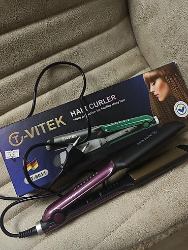 saç utusu: VITEK saç üçün büzməli gofret ütüsü (Hair Curler) – VT-8011 - Geniş — 1