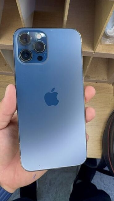 купить джипиэс трекер: IPhone 12 Pro, Б/у, 256 ГБ, Blue Titanium, Наушники, Зарядное устройство, Защитное стекло, 90 %