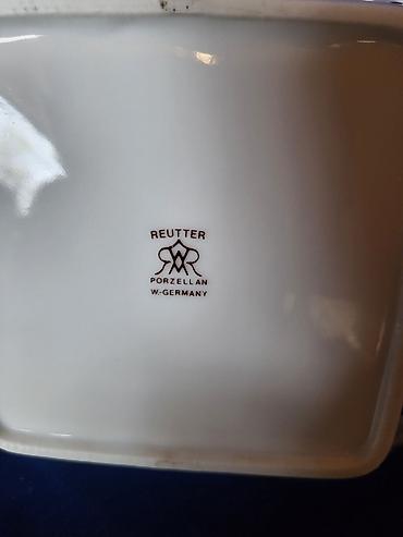 Ostalo posuđe: Nova dekorativna cinija iz 90ih. Reutter Zapadna Nemacka. Dekorativna — 9