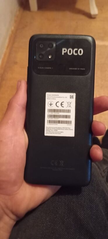 işlənmiş telefonlar: Poco C40, 64 GB, rəng - Qara