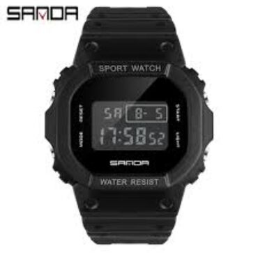 мужские солнцезащитные очки: Sanda 293 (аналог G-Shock 5600) Дисплей: Цифровой Цвет корпуса: black