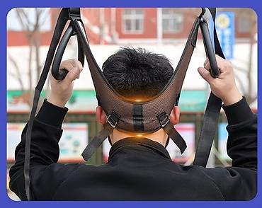 осанки: Петля Глиссона — домашний комплект для шейного вытяжения и поддержки — 6