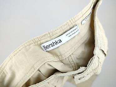 camel spodnie: Bershka, Spodnie cargo damskie, rozmiar 2XS — 4