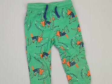 legginsy chłopięce 104: Sweatpants, 9-12 months, condition - Very good