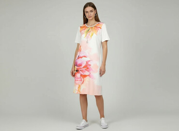 sukienki z dekoltem v: TXM, Sukienka damska, rozmiar S