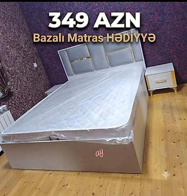 yagmur mebel instagram: Mebel dəsti: bazalı çift nəfərlik çarpayı + başlıq + iki tumbalı — 1