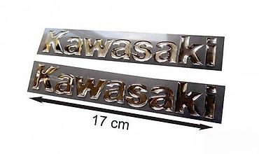 14 icon hunter: KAWASAKI-hrom stikeri za rezervoar- 219 📌 Opis: Samolepljivi stikeri — 1