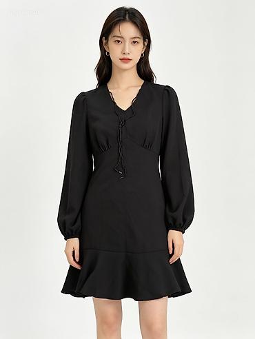 черный платья: Повседневное платье, Турция, Осень-весна, Короткая модель, Платье-комбинация, M, L — 1