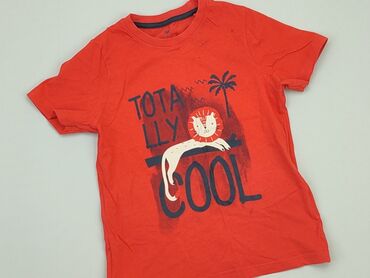 T-shirts: T-shirt, Lupilu, 5-6 years, 110-116 cm, condition - Very good