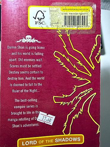 Komikslər, manqa: Məhsul: “The Saga of Darren Shan” manga seriyası – Cild 11 Müəllif — 2
