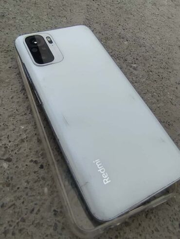 аудио касеты: Redmi, Redmi Note 10, Б/у, 64 ГБ, цвет - Белый, 1 SIM, 2 SIM