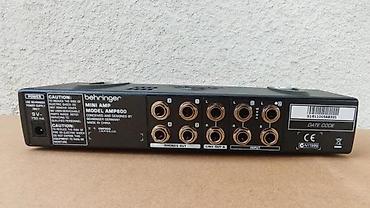 Pojačala i prijemnici: BEHRINGER MINI AMP AMP800 POJAČALO ZA SLUŠALICE | Slanje po dogovoru — 4