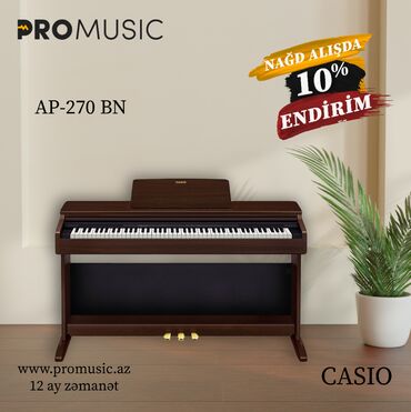 8 ci sinif təsviri incəsənət metodik vəsait: Casio AP-270BN Celviano ( Casio elektro pianolarının nağd və kreditlə