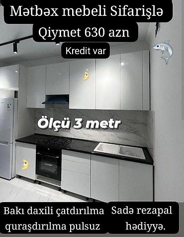 sumqayitda islenmis metbex mebeli: Mətbəx mebeli — 1