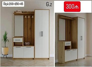 2021 sekilleri: Dəhliz üçün çoxfunksiyalı mebel dəsti Ölçü: 200×150×45 sm Qiymət — 1