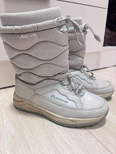 горный ботинки: Сапоги, 35, Outventure, Б/у, цвет - Голубой — 1