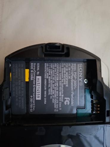 PSP (Sony PlayStation Portable): Sony psp 3001e madelidi xarabdi işlemir baterya sicib yerde surunur 10 — 5