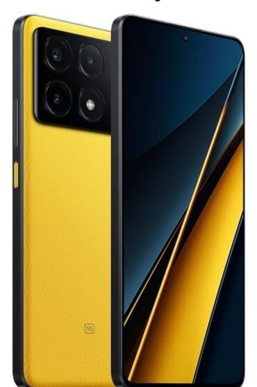 бу айфон 12: Poco X6 Pro 5G, 512 ГБ, цвет - Желтый, Отпечаток пальца, Face ID, Сенсорный