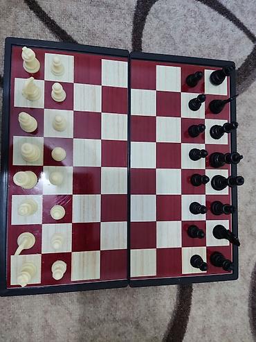 Спорт жана эс алуу: Набор настольных игр 3‑в‑1: шахматы, шашки и нарды. - Складная — 2