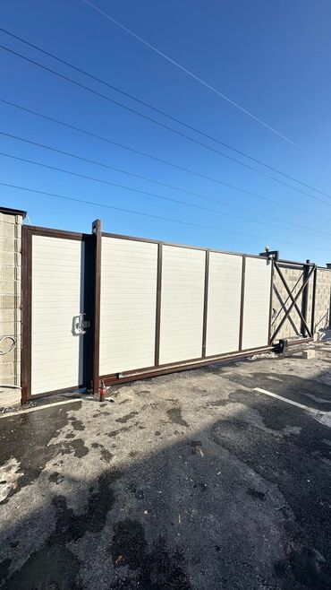 Откатные ворота: ВОРОТА Откатные | ДАРБАЗА Все виды автоматических ворот! Откатные — 7