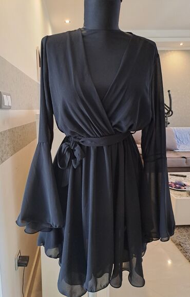 dve haljinice za ara: S (EU 36), bоја - Crna, Večernji, maturski, Dugih rukava