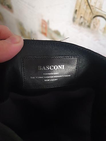 бу отук: Сапоги "BASCONI"зимние натуральная замша евромех цвет чёрный 38 — 6